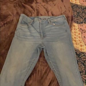 Light wash jeans